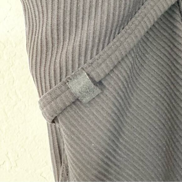 Lululemon Brunch And Back Ribbed Bodycon Open Back Midi Dress Black 4 Athleisure - Picture 12 of 14